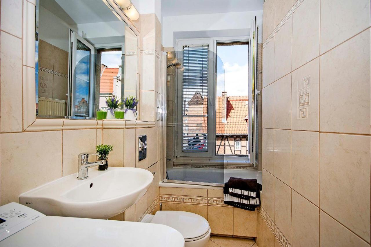 Central Apartments Ogarna Gdańsk Kültér fotó